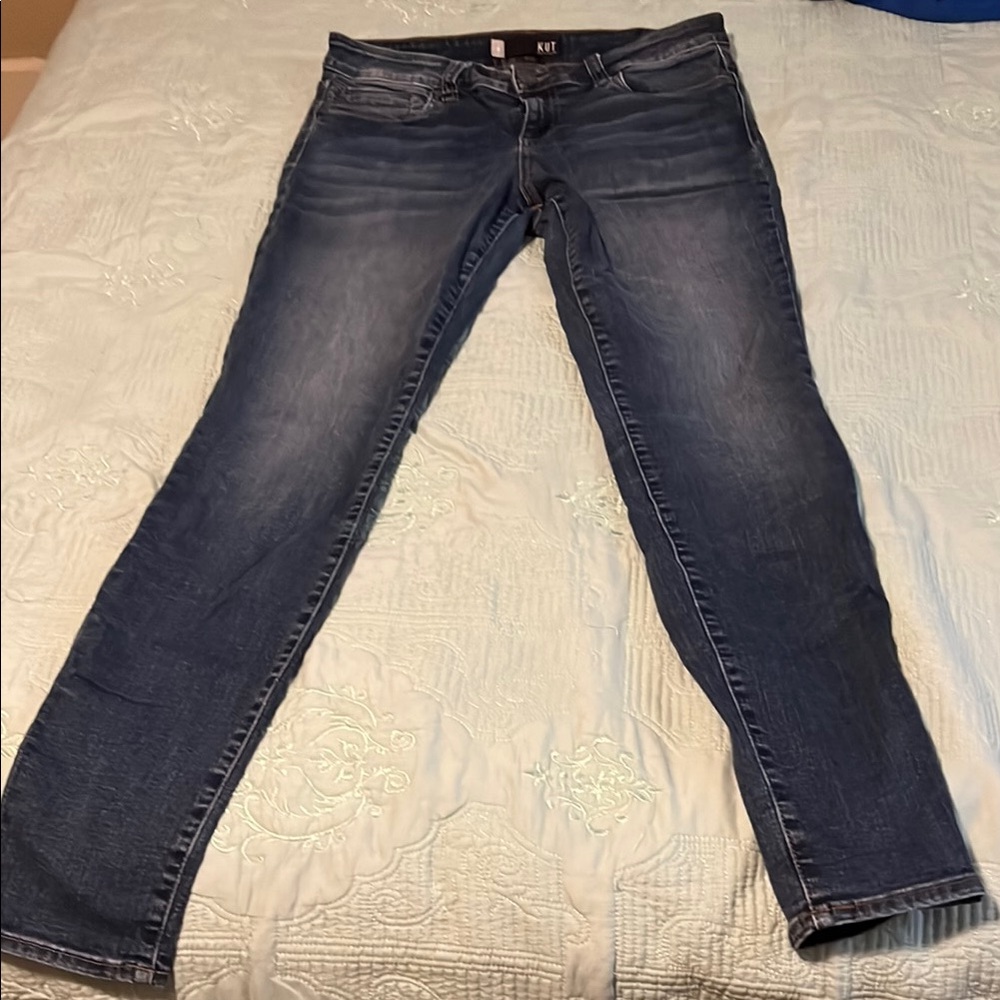 Kut from the Kloth Women's Dark Blue Skinny Jeans